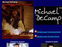 Tablet Screenshot of michaeldecamp.com